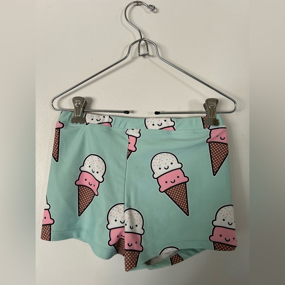 Whistle and Flute Kawaii Ice Cream Unisex Swim Top and Shorts Size 11-12Y - Picture 11 of 12